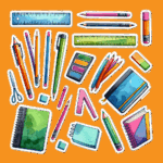 goodnotes sticker schulsachen