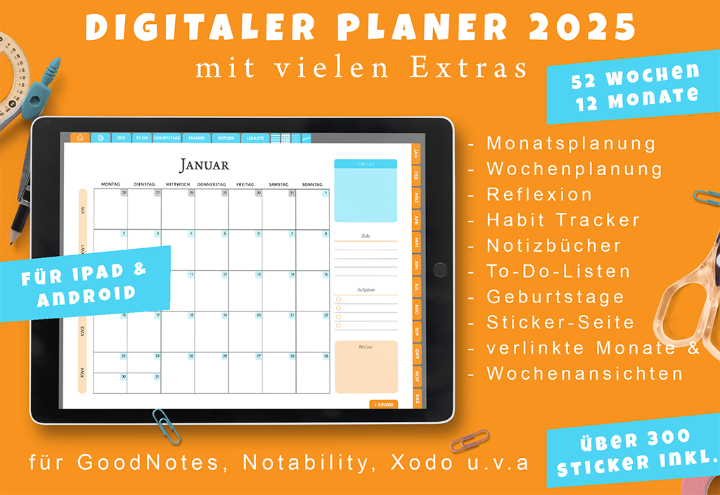 Digitaler Planer 2025