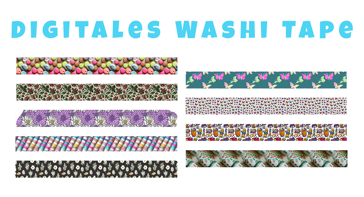 Digitales Washi Tape für GoodNotes kostenlos Download